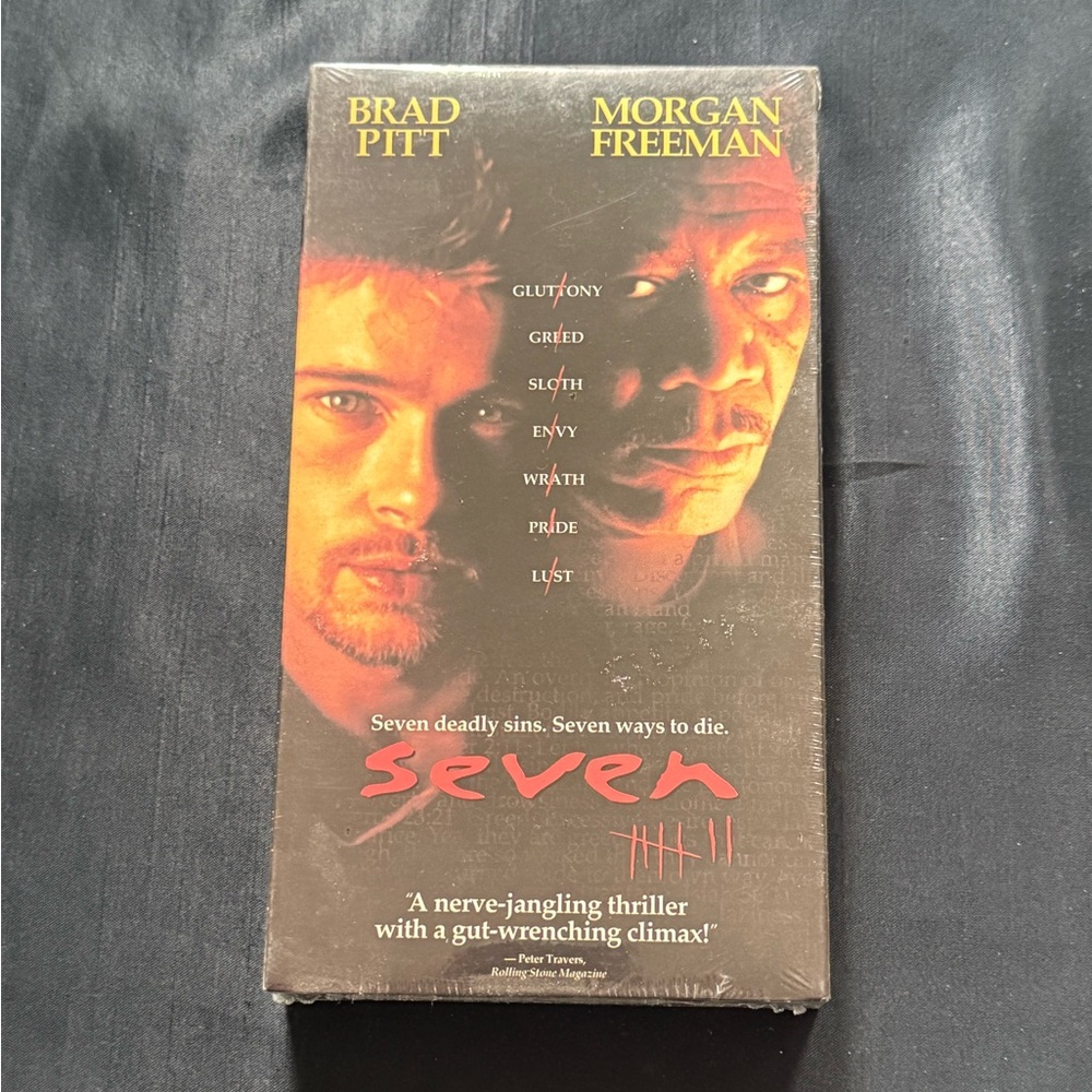 Seven Movie SEALED VHS Tape
